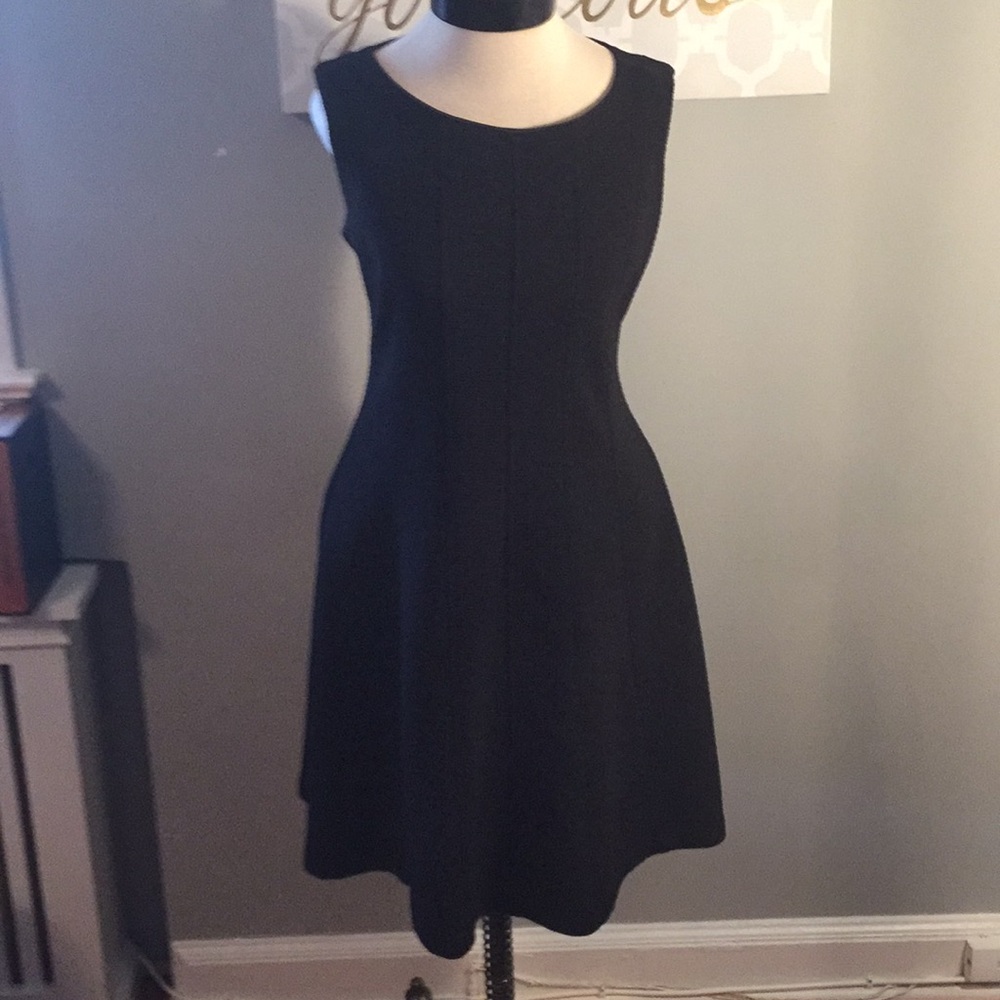 Black shift dress